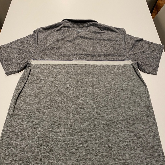 Vineyard Vines Sankaty Stripe Performance Polo in Gray - Picture 4 of 4